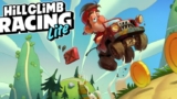 Hill Climb Racing Lite driving game featuring off-road vehicles, challenging hills, physics-based gameplay, and exciting uphill racing action.