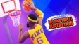 A basketball player rising mid-air for a powerful slam dunk in Basketball Superstars