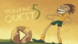 The iconic Trollface character wearing a soccer jersey and grinning in Trollface Quest 5