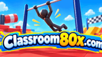 A gymnast holding a backflip tuck mid-air above a target landing pad in Flip Physics