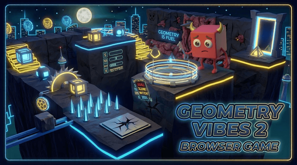 Play Geometry Vibes 2 game unblocked