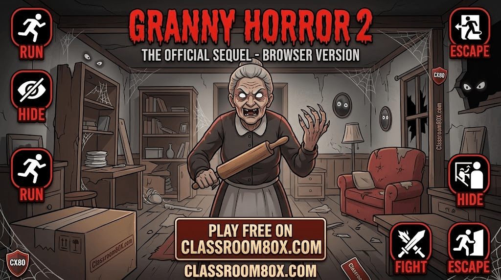 Play Granny Horror 2 game unblocked
