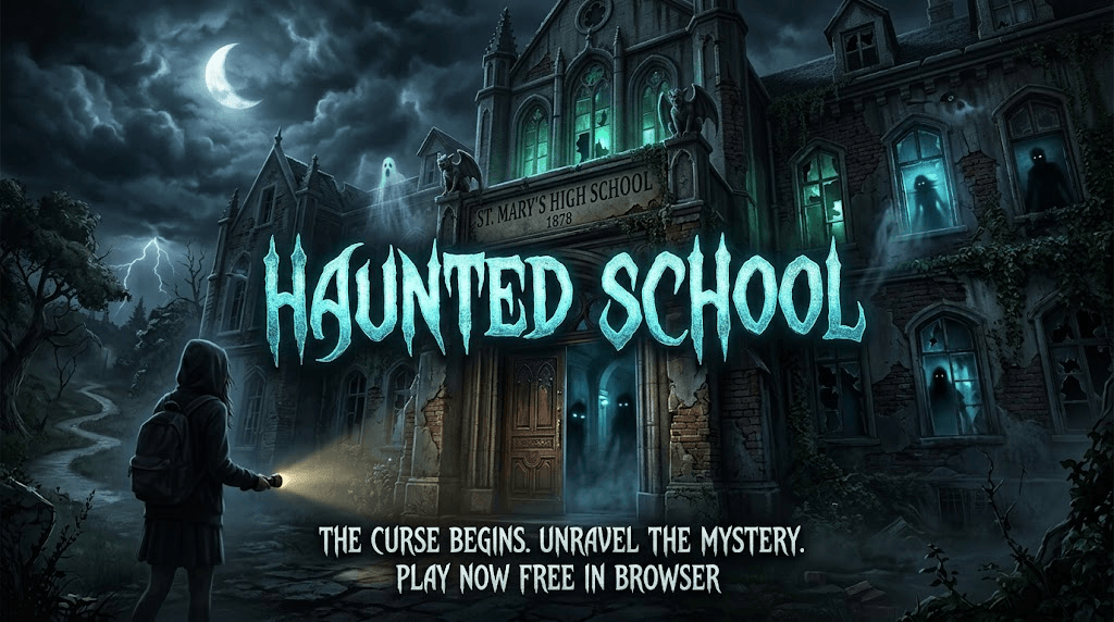 Play Haunted School game unblocked
