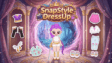 A stylish model posing in trendy outfit combinations in SnapStyle Dress Up