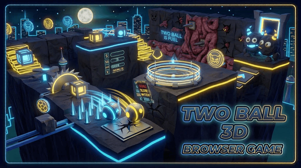 Play Two Ball 3D game unblocked